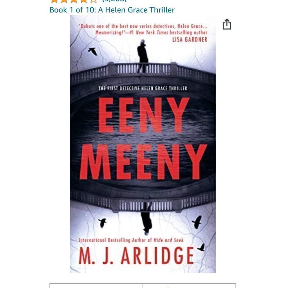 “Eeny Menny,” Fiction Novel by M.J. Arlidge